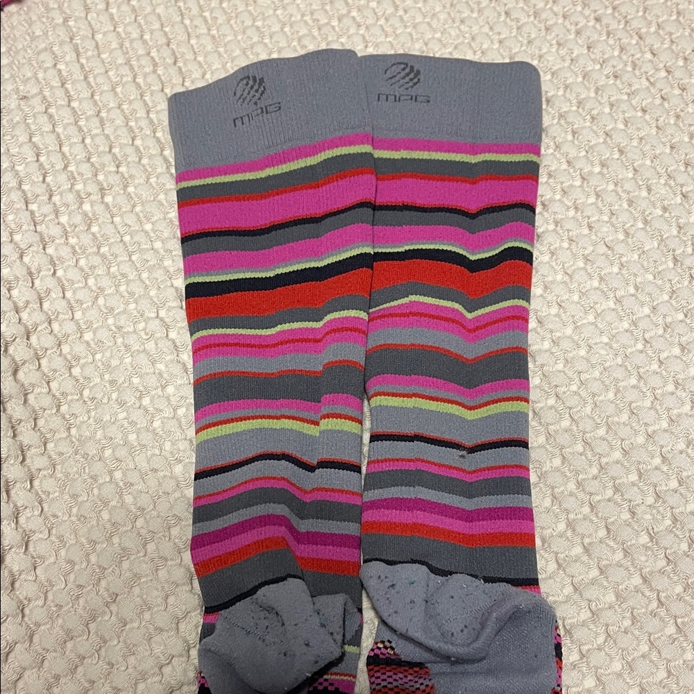Colorful Patterned Women’s Compression Socks Set - Picture 10 of 16